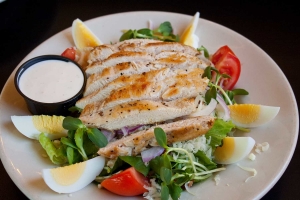 chicken salad with egg
