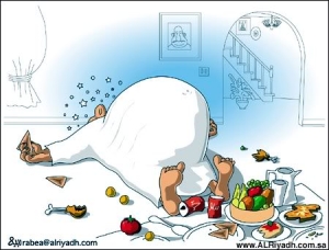 stuffing yourself