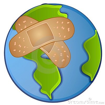 sick-earth-wearing-bandaid-2794696